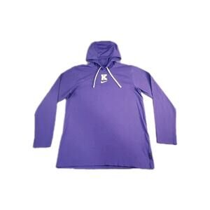 Nike Men's Hoodie Top Size M Purple On-Field Long Sleeve Sportswear C28